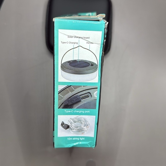 Camping Light String Light with Blue and White LEDs - Picture 2 of 3